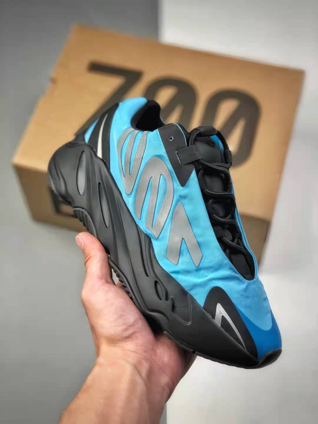 Adidas Yeezy Boost 700 MNVN Bright Cyan GZ3079 - Stylish and Bold Footwear