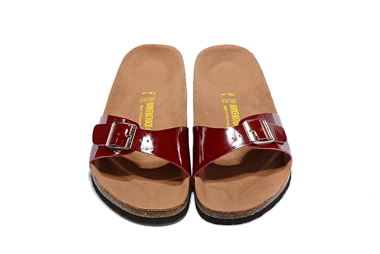 Birkenstock Madrid Birko-Flor Patent Port 1014315: Chic Comfort for Effortless Style