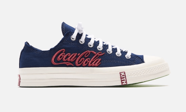 Converse Kith x Coca-Cola x Chuck 70 Low 'Navy' 169836C: Exclusive Limited Edition