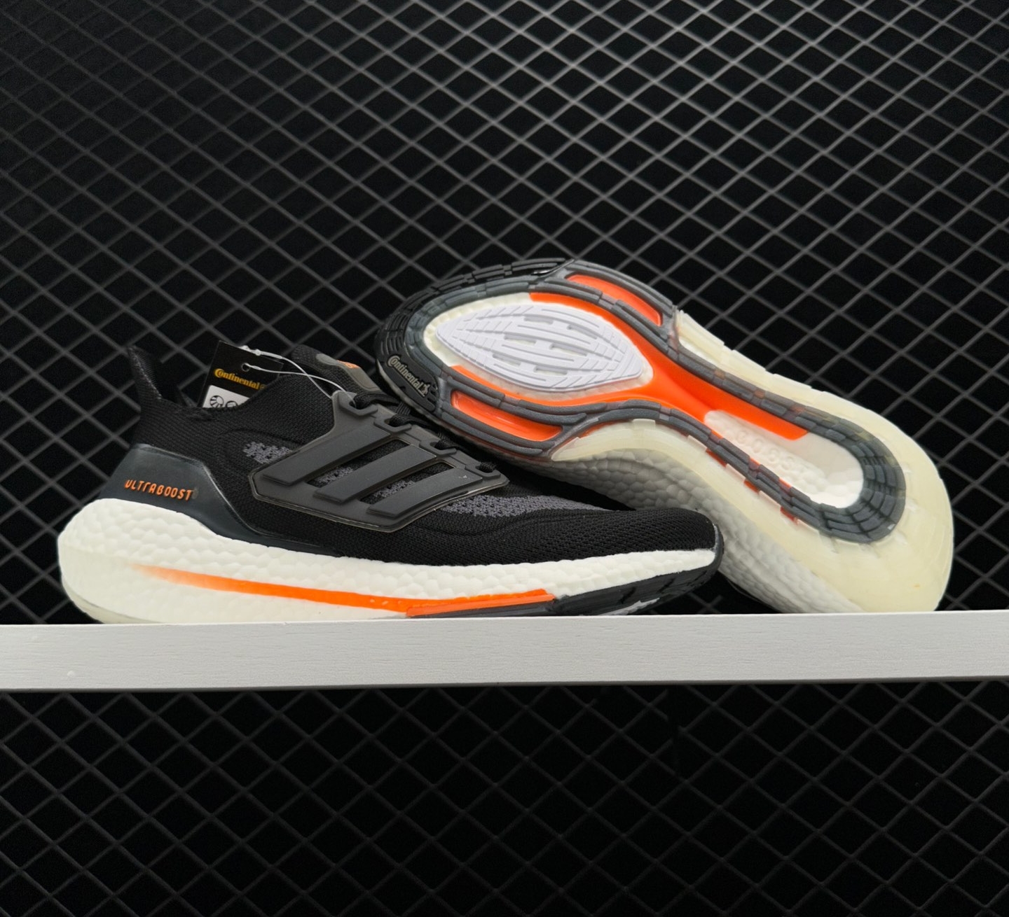 Adidas UltraBoost 21 Black Screaming Orange FY0389 - Best Running Shoes