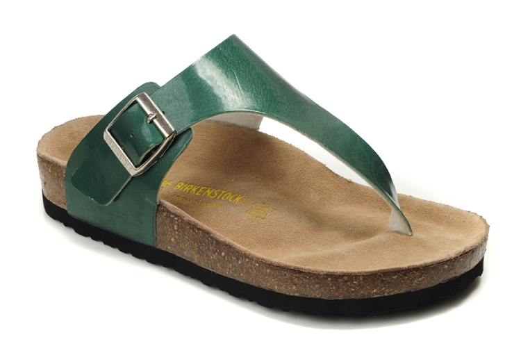 Birkenstock Como Green Leather Sandals | High-Quality Sandals