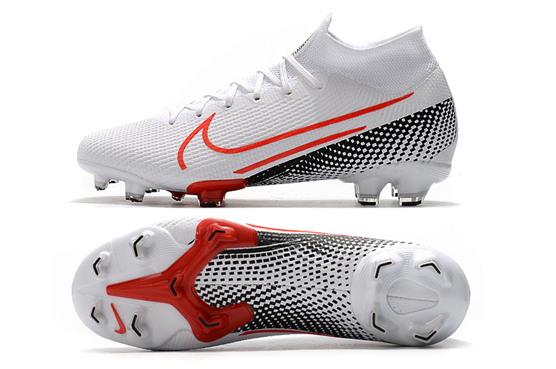 Nike Mercurial Superfly 7 Elite FG White Laser Crimson AQ4174-160 - Top Performance Football Boots