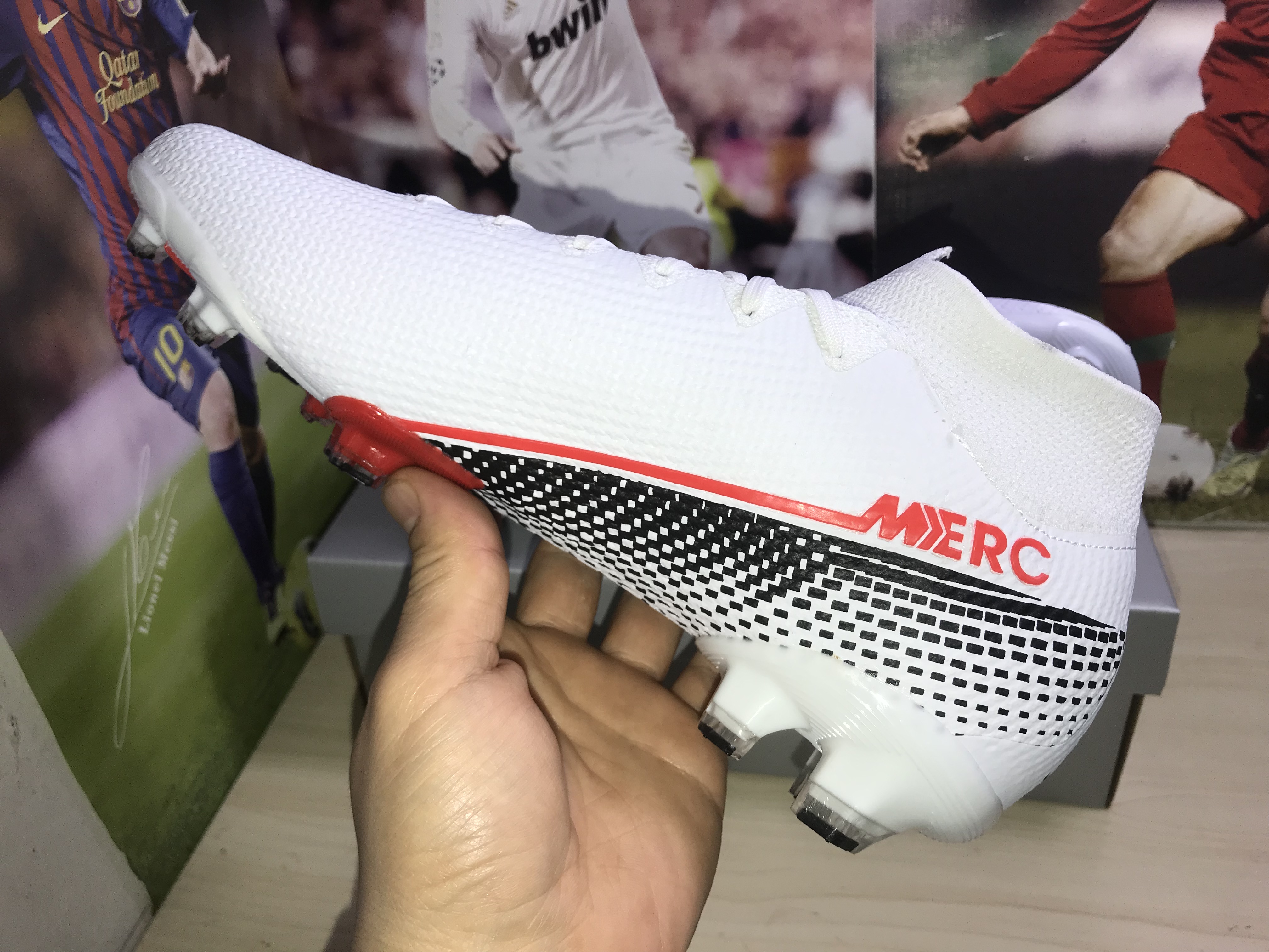 Nike Mercurial Superfly 7 Elite FG White Laser Crimson AQ4174-160 - Top Performance Football Boots