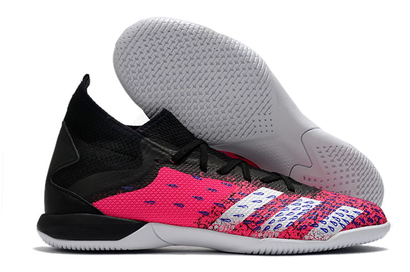Adidas Predator Freak.3 IC Pink Black White - Ultimate Indoor Soccer Shoes