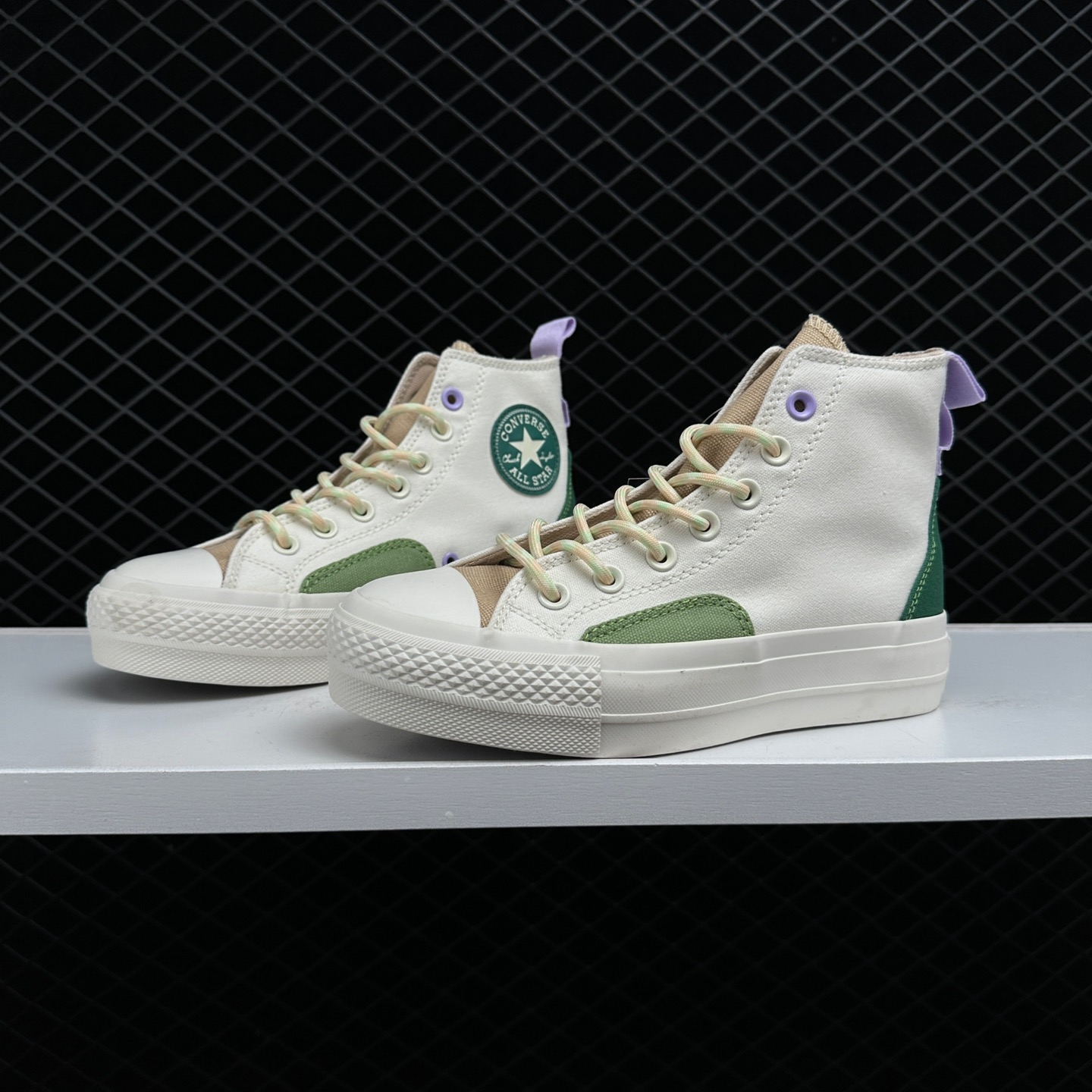 Converse Wmns Chuck Taylor All Star Lift Platform High 'Colorblock Overlay - Algae Coast' - Shop Now!