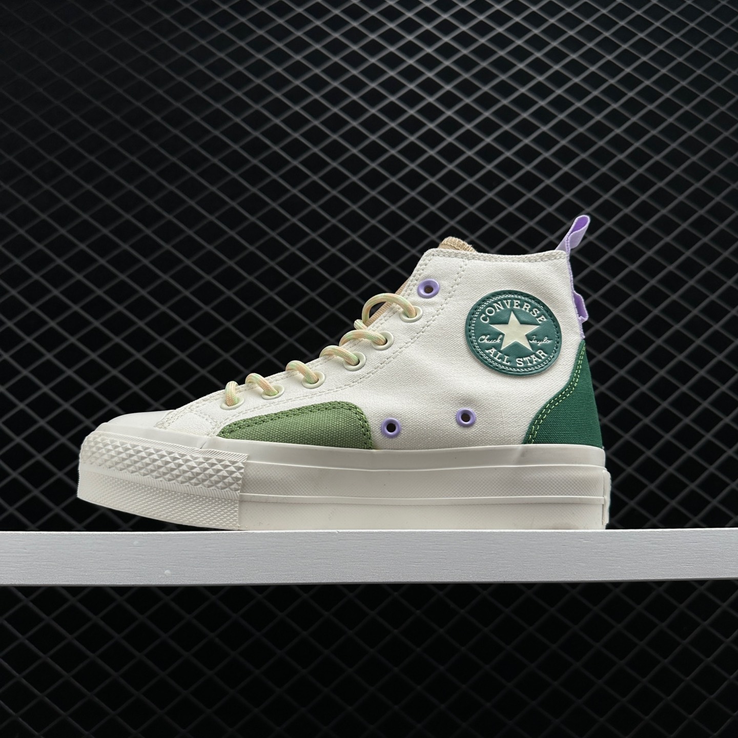 Converse Wmns Chuck Taylor All Star Lift Platform High 'Colorblock Overlay - Algae Coast' - Shop Now!