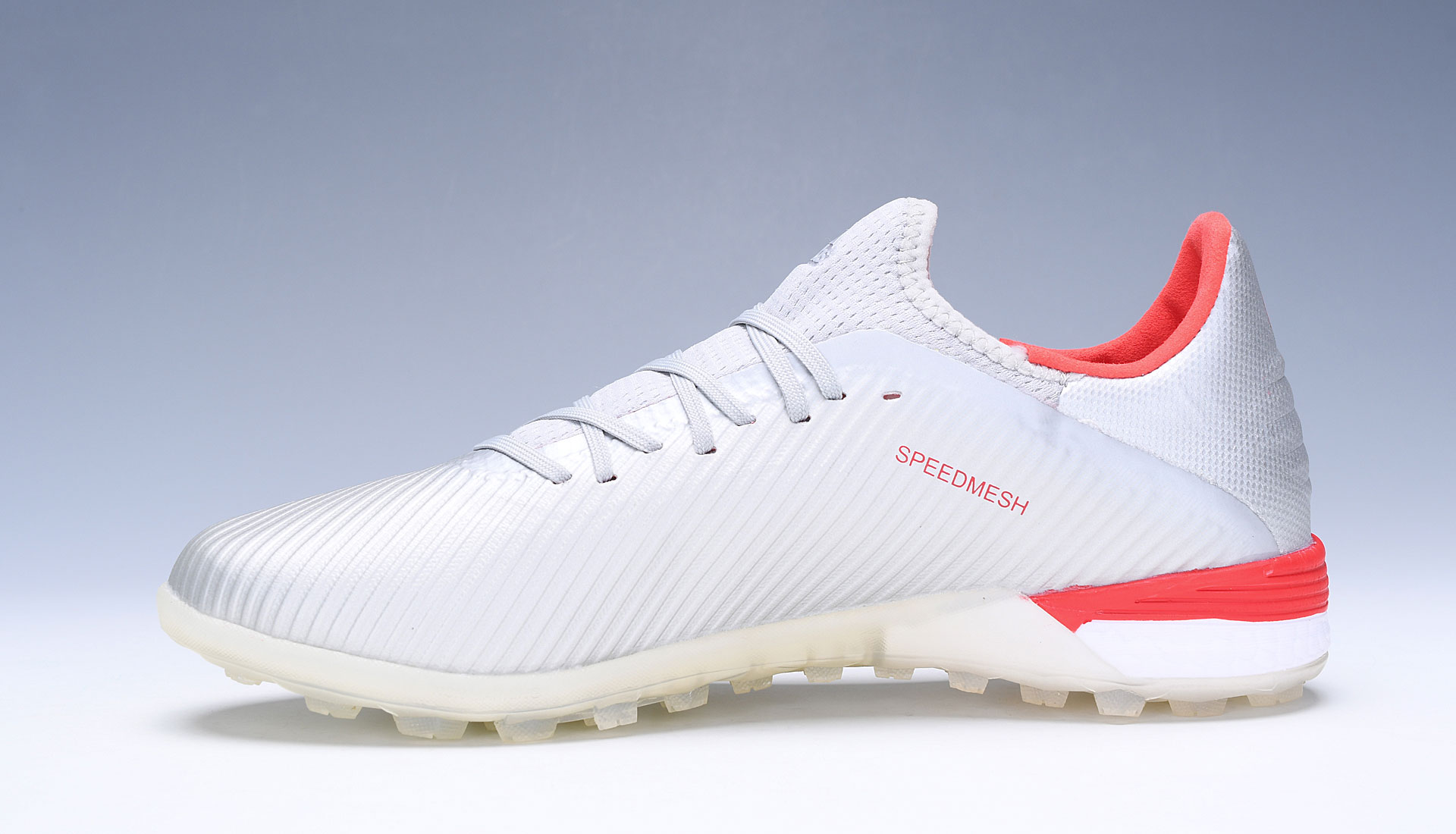 Adidas X 19.1 TF 302 Redirect Soccer Shoes - Silver Metallic Red G25752