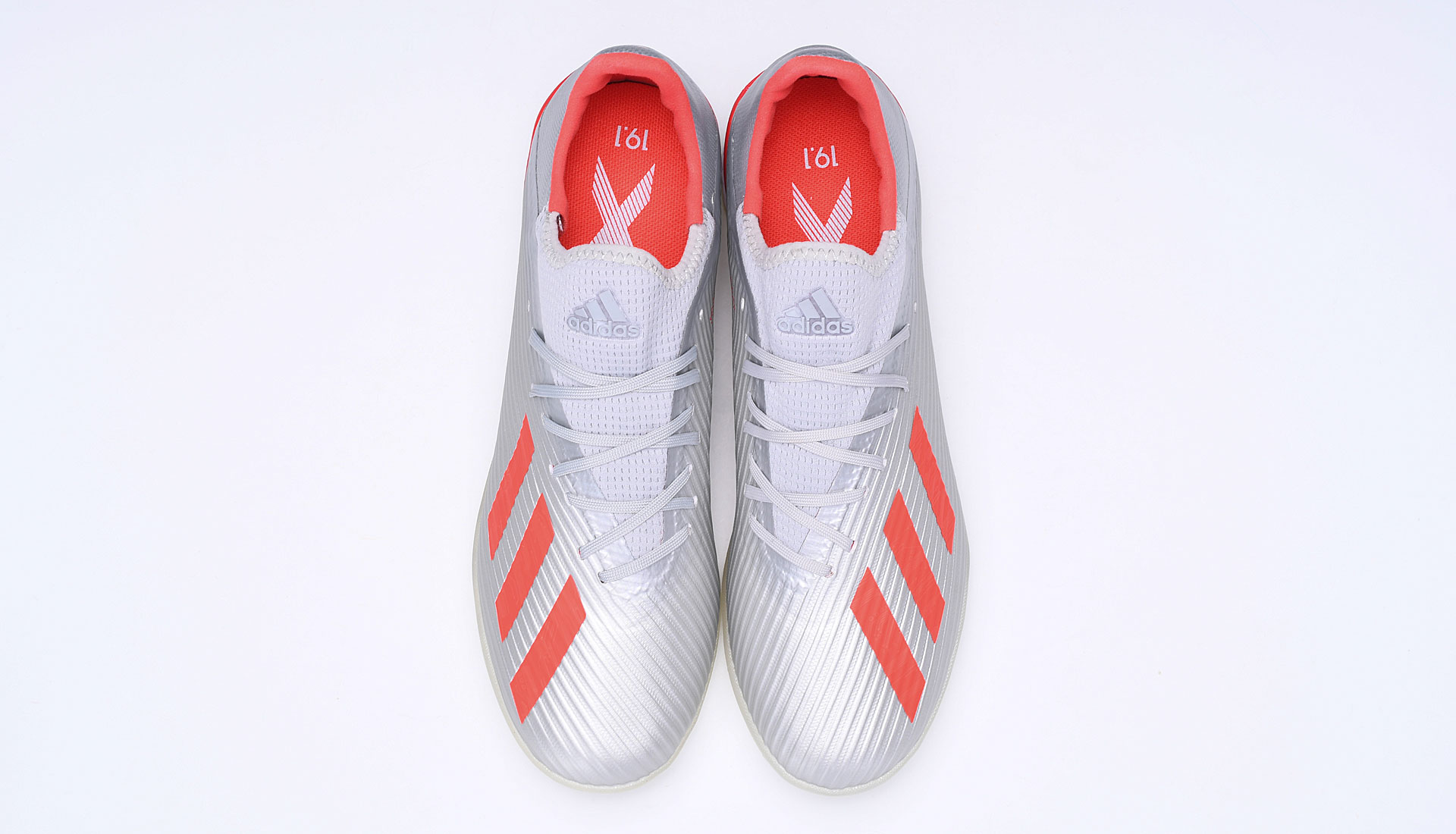 Adidas X 19.1 TF 302 Redirect Soccer Shoes - Silver Metallic Red G25752