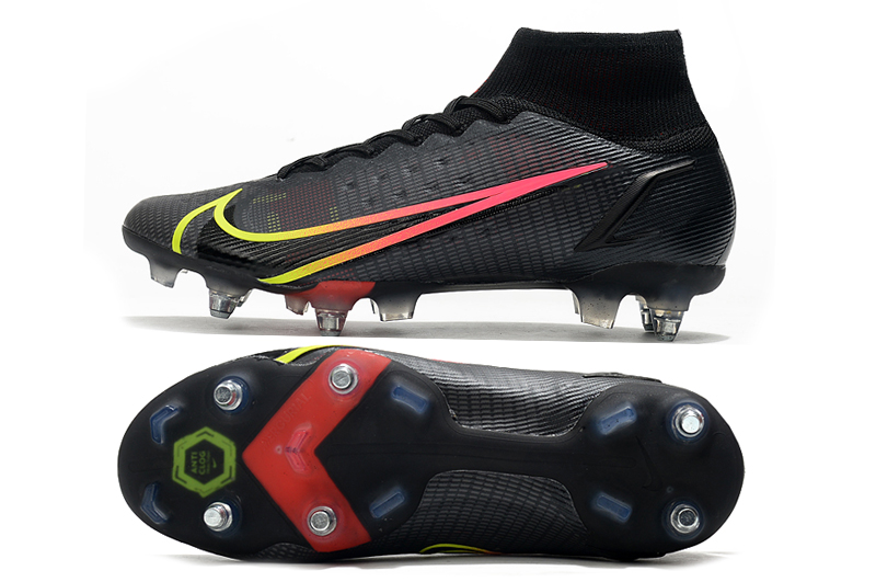 Nike Superfly 8 Elite SG-Pro AC Black Red Yellow CV0960-090 | Top-level Performance and Style