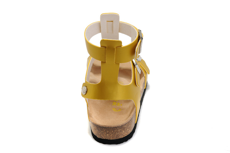 Birkenstock Chania Yellow Leather Sandals - Timeless Style & Unmatched Comfort Birkenstock Chania Yellow Leather Sandals - Timeless Style & Unmatched Comfort