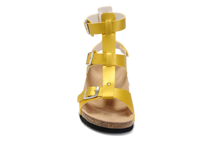 Birkenstock Chania Yellow Leather Sandals - Timeless Style & Unmatched Comfort Birkenstock Chania Yellow Leather Sandals - Timeless Style & Unmatched Comfort