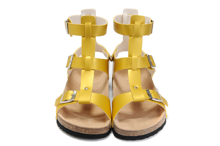 Birkenstock Chania Yellow Leather Sandals - Timeless Style & Unmatched Comfort Birkenstock Chania Yellow Leather Sandals - Timeless Style & Unmatched Comfort