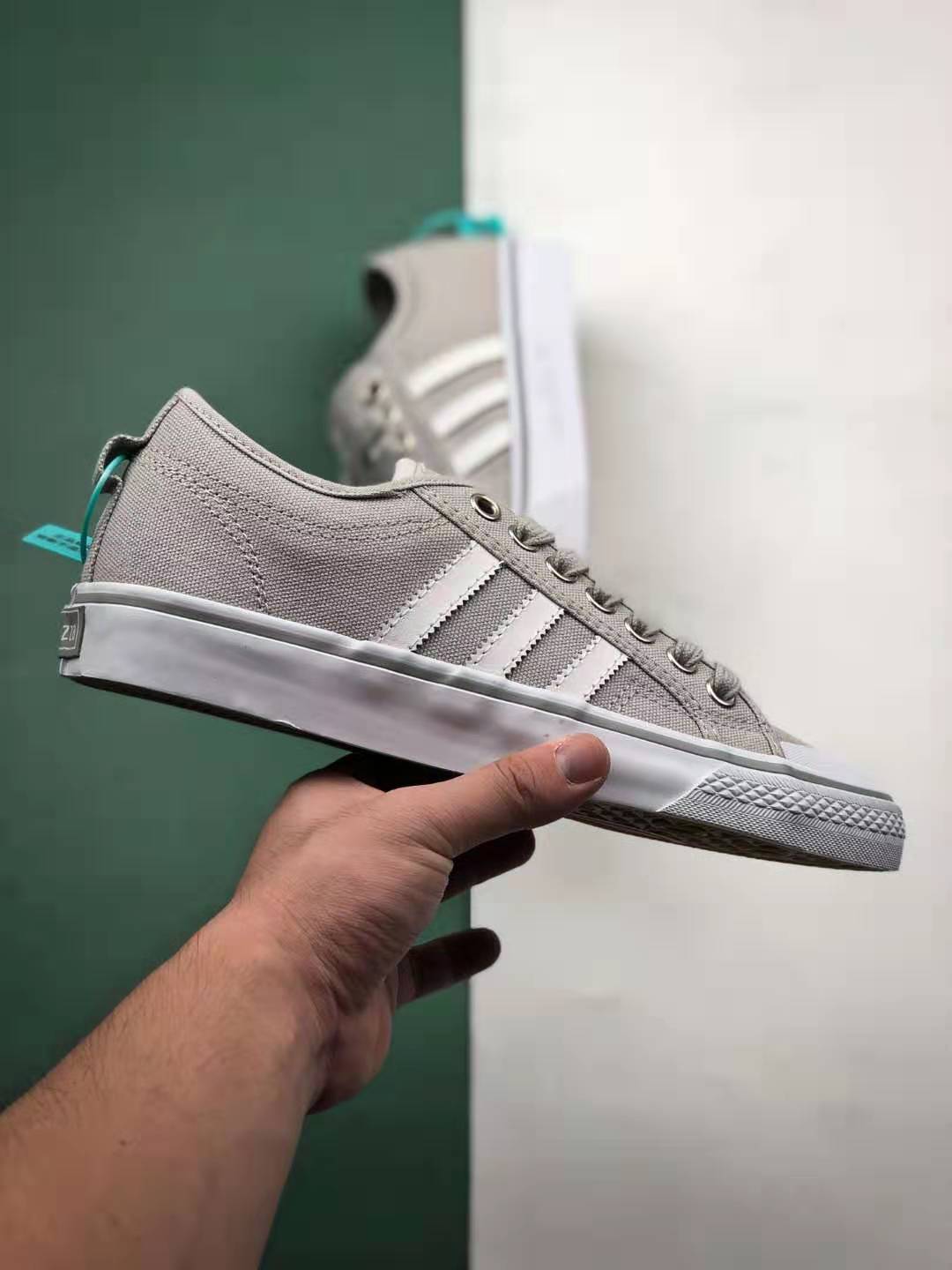 Adidas Originals Nizza Low Gray BZ0498 Sneakers - Stylish and Comfortable