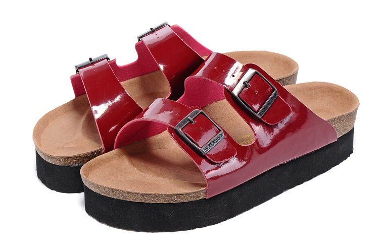 Birkenstock Arizona Birko-Flor Patent Red - Comfortable, Stylish Sandals for Every Occasion!