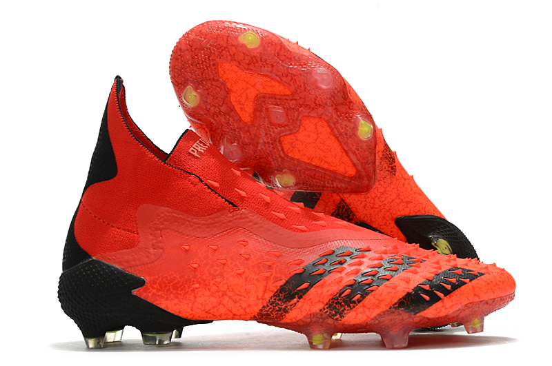 Adidas Predator Freak+ FG 'Demonskin - Solar Red' FY6238: Unleash Your Predator Skills