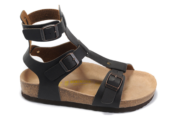 Birkenstock Chania Black Leather Sandals - Stylish and Comfortable Footwear Birkenstock Chania Black Leather Sandals - Stylish and Comfortable Footwear