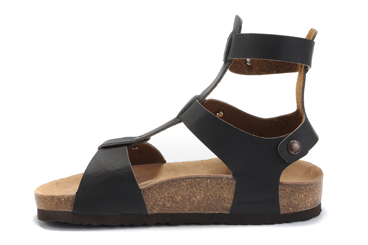 Birkenstock Chania Black Leather Sandals - Stylish and Comfortable Footwear Birkenstock Chania Black Leather Sandals - Stylish and Comfortable Footwear