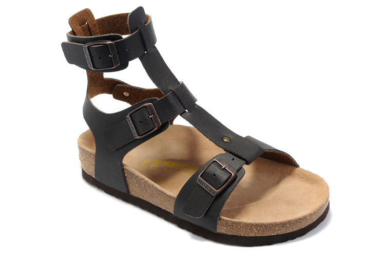Birkenstock Chania Black Leather Sandals - Stylish and Comfortable Footwear Birkenstock Chania Black Leather Sandals - Stylish and Comfortable Footwear