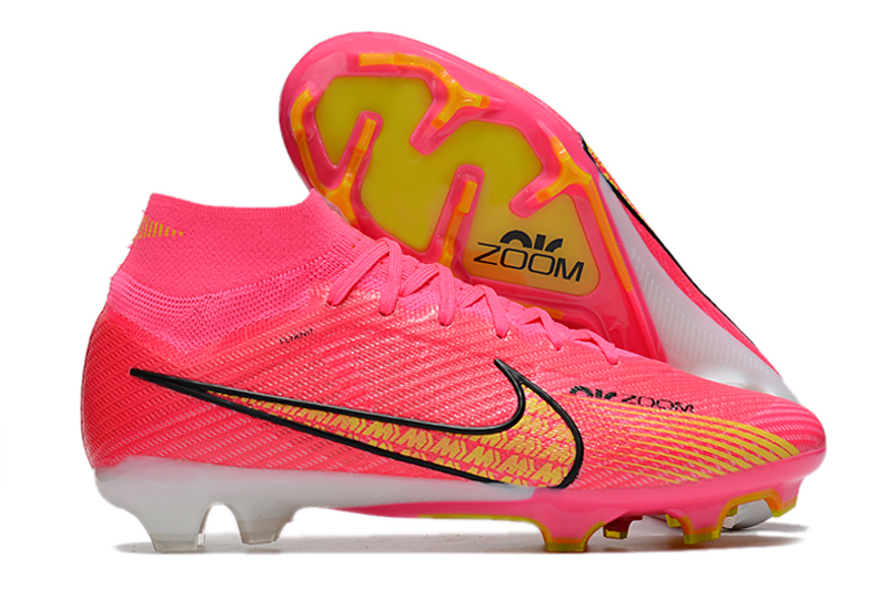 Nike Air Zoom Mercurial Superfly 9 Elite FG Pink Yellow: Lightweight and Agile Football Boot