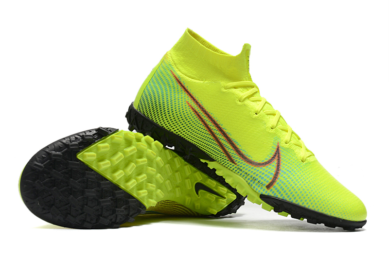 Nike Mercurial Superfly 7 Elite Mds TF Turf Yellow Green BQ5471-703 for Ultimate Performance