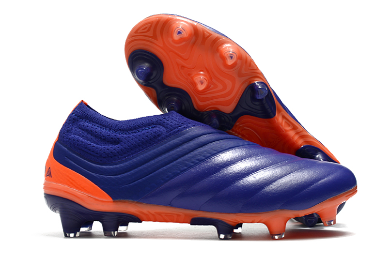 Adidas Copa 20+ FG K-Leather Soccer Cleat Purple Green Orange - Premium Performance Footwear