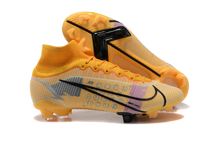 Nike Mercurial Superfly 8 Elite FG Soccer Cleats - Yellow Black, Exceptional Performance, Unbeatable Style, Shop Now!
