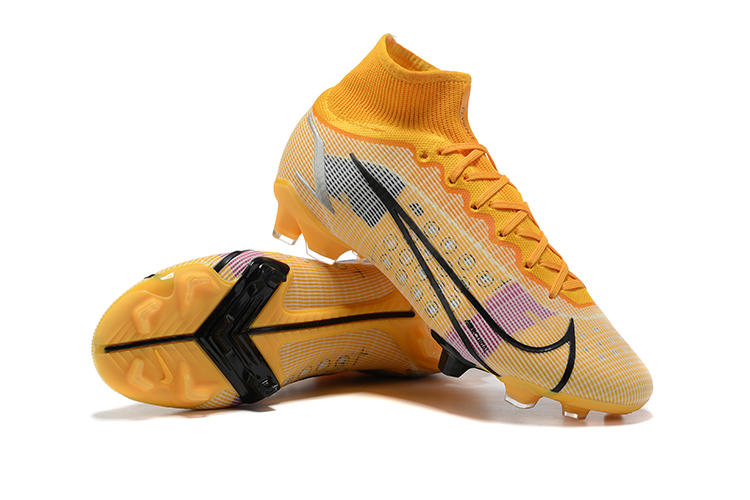 Nike Mercurial Superfly 8 Elite FG Soccer Cleats - Yellow Black, Exceptional Performance, Unbeatable Style, Shop Now!