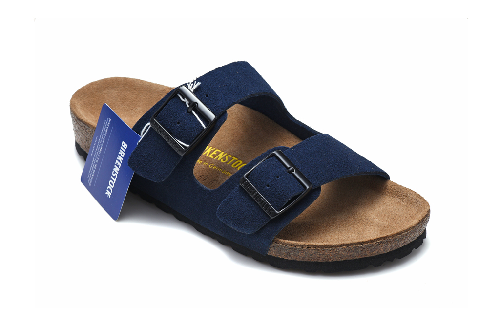 Birkenstock Arizona Navy Blue Suede Sandals - Comfortable and Stylish Footwear