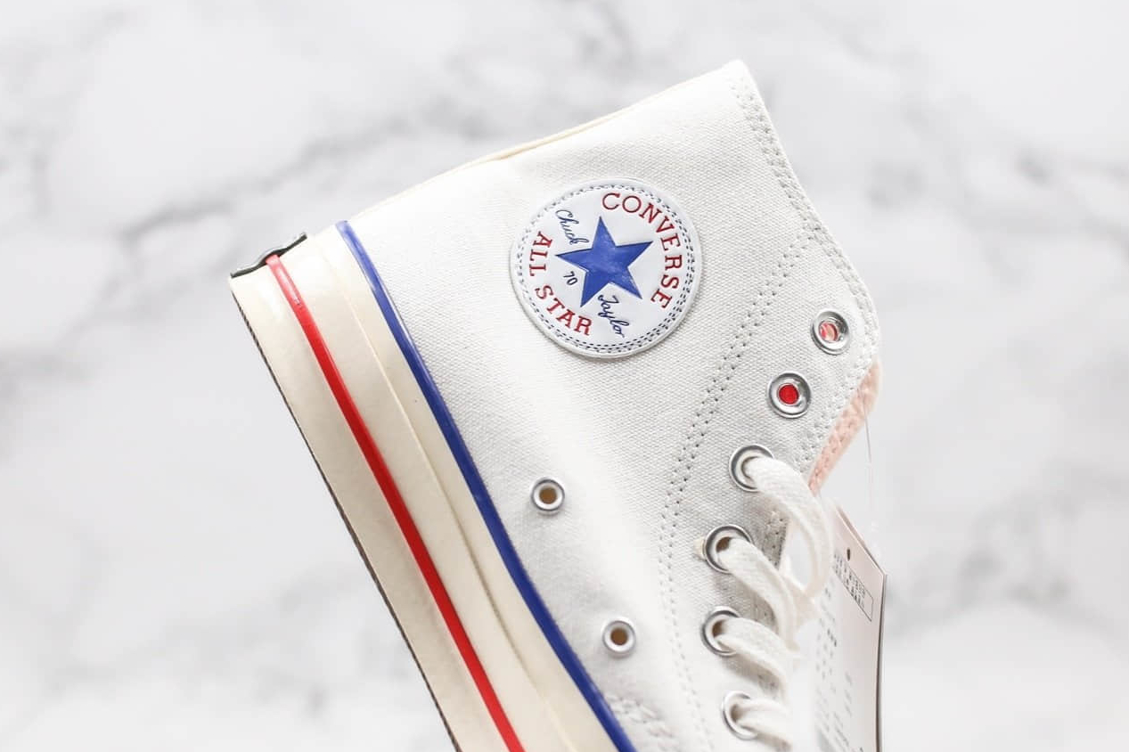 Converse Red White Leather Chuck Taylor All Star | 166729C