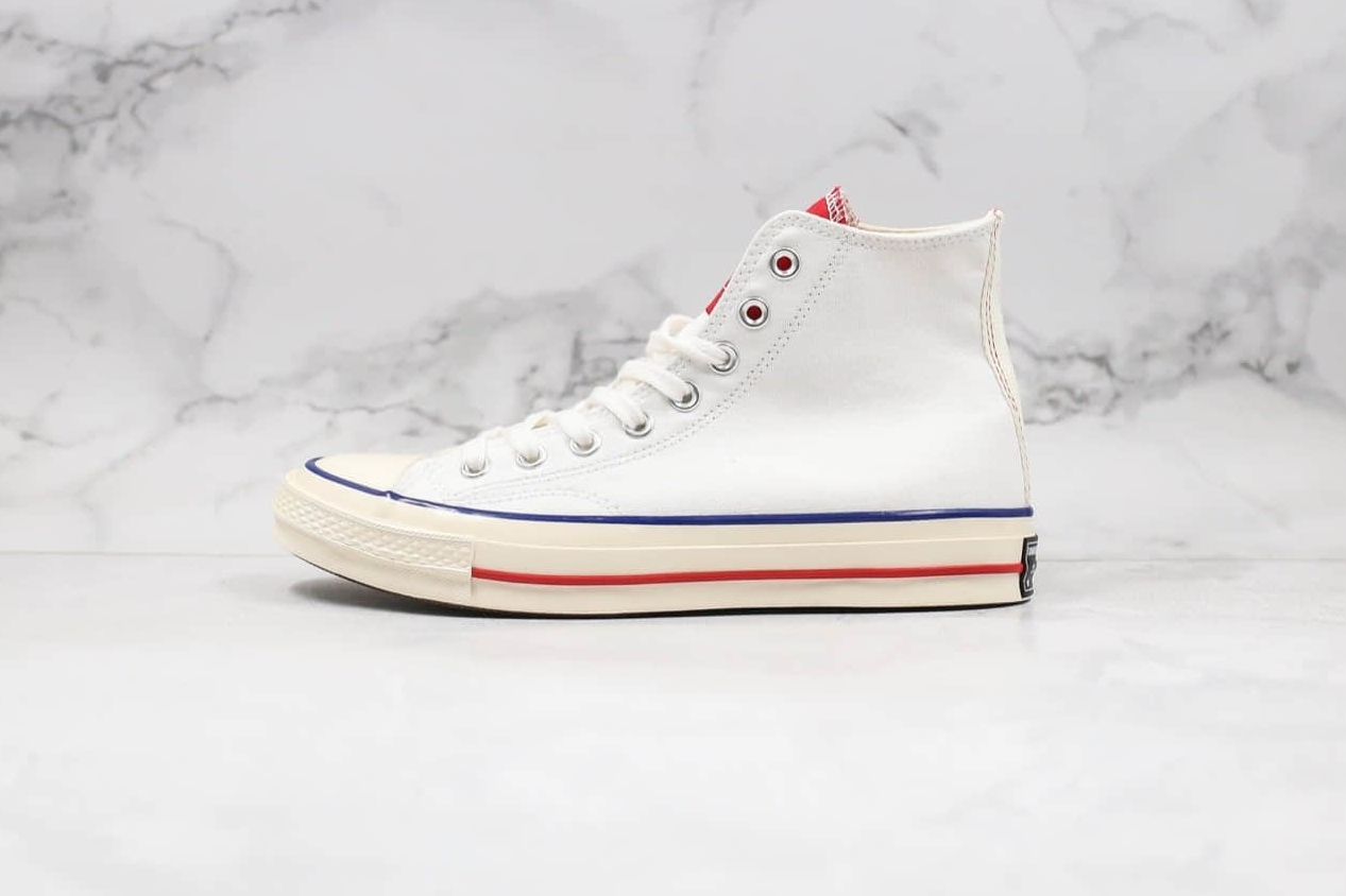 Converse Red White Leather Chuck Taylor All Star | 166729C