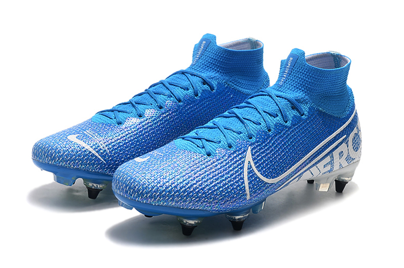 Nike Superfly 7 Elite SG-PRO AC Blue White AT7894-414 - Premium Soccer Cleats