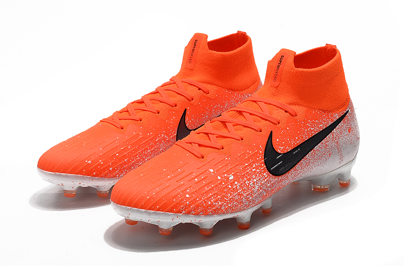 Nike Mercurial Superfly 6 Elite Ag Pro Football Boots 80 Max Characters- Red Multicolored AH7377-801.