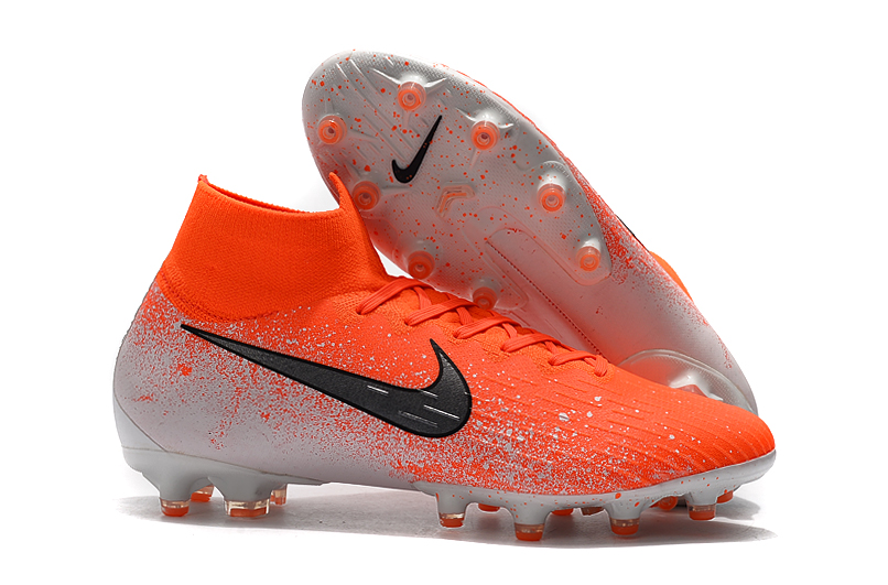 Nike Mercurial Superfly 6 Elite Ag Pro Football Boots 80 Max Characters- Red Multicolored AH7377-801.