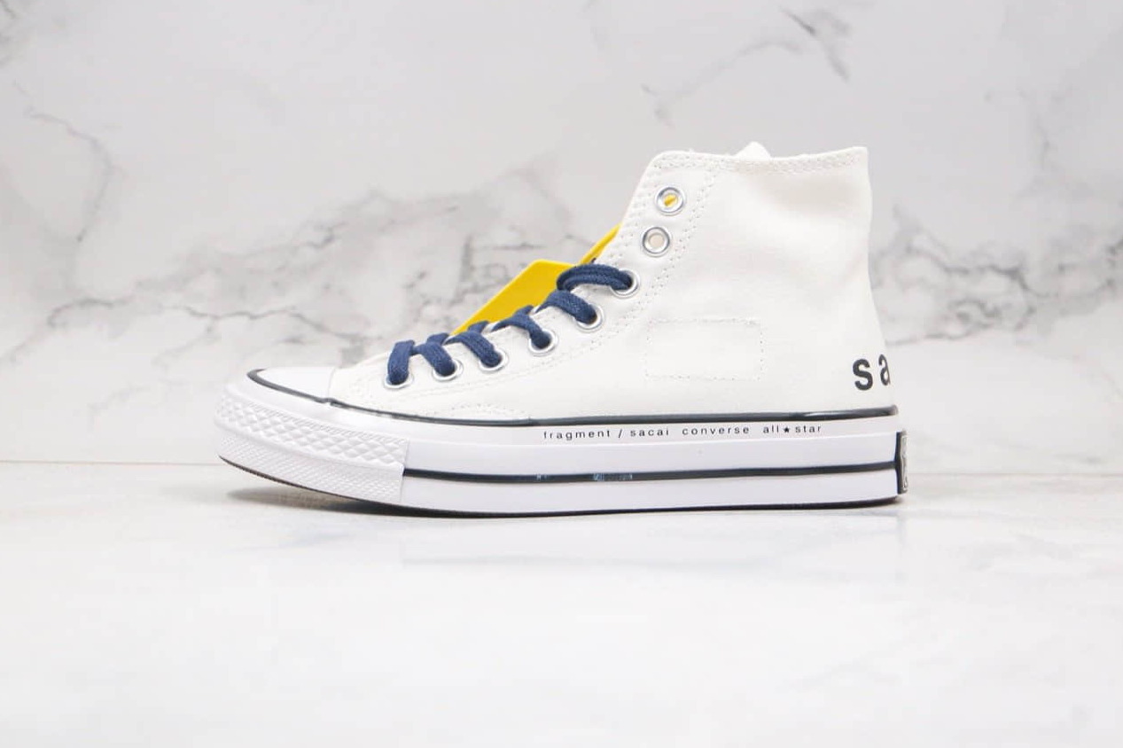 Converse Chuck Taylor All-Star Hi sacai x fragment White 160329C - Exclusive Collaboration | Limited Edition | Shop Now