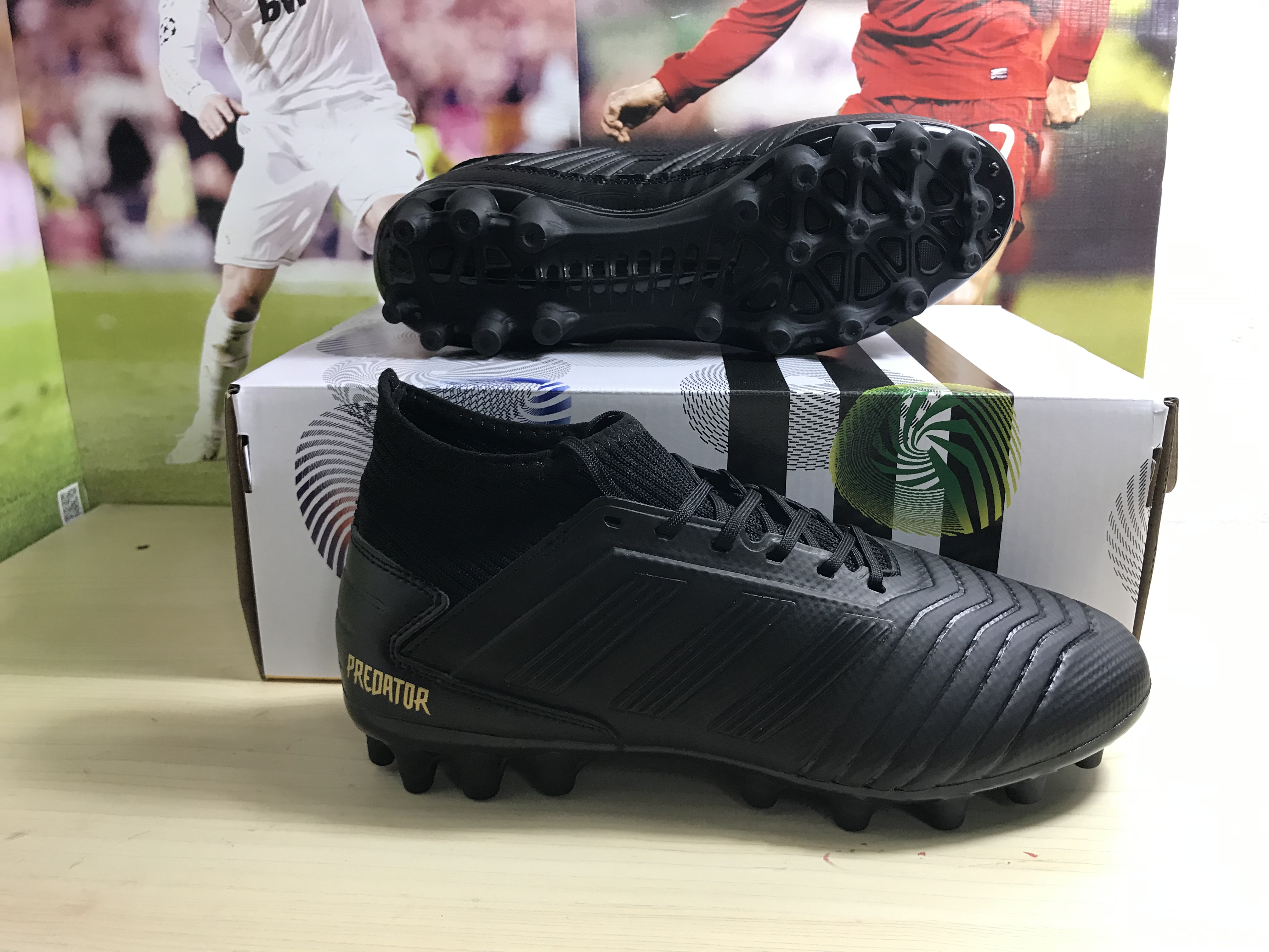 Adidas Predator 19.1 AG Black EF8982 - Dynamic Performance and Superior Traction for Agility