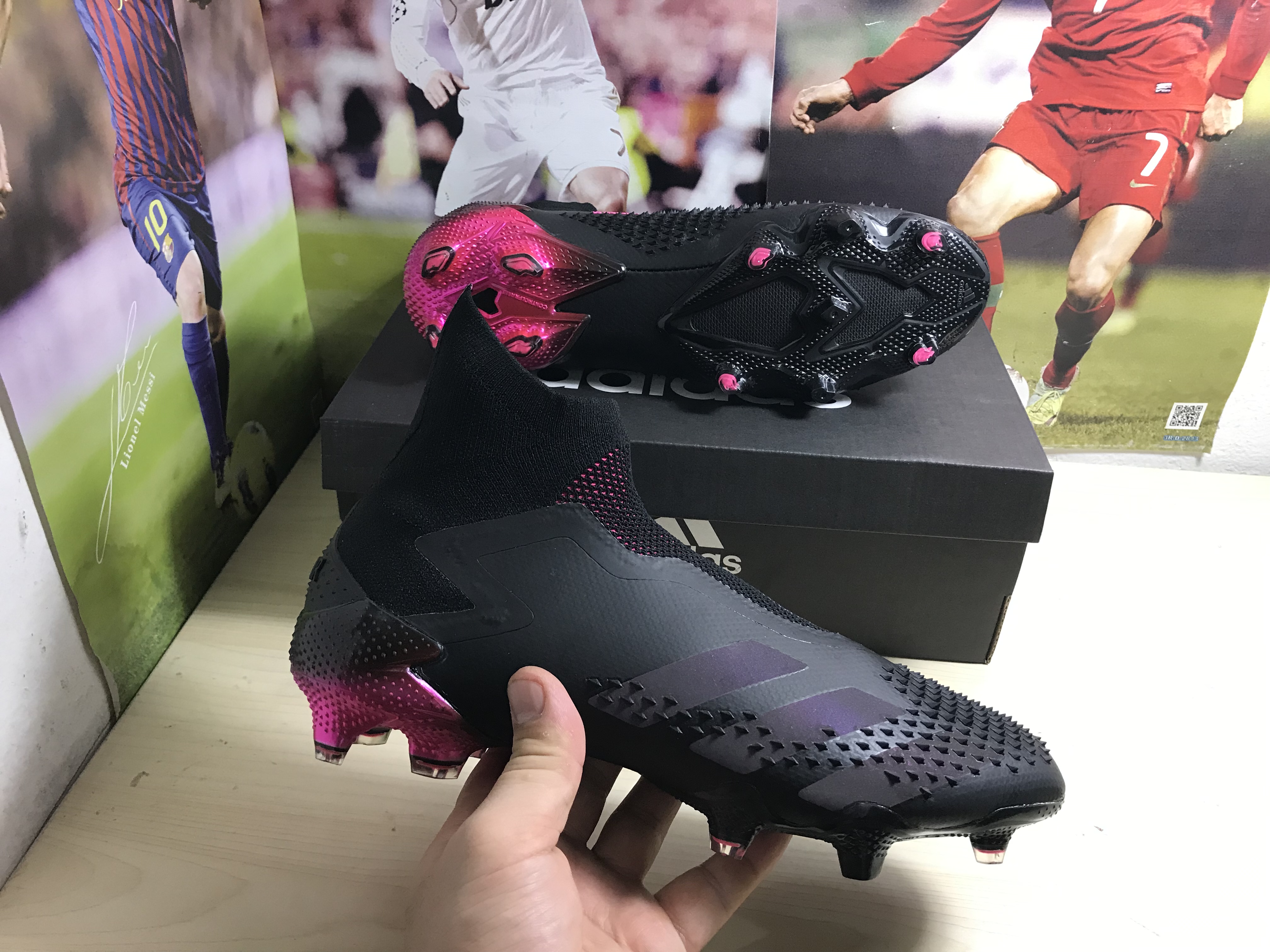 Adidas Predator Mutator 20+ FG Core Black Shock Pink EH2862