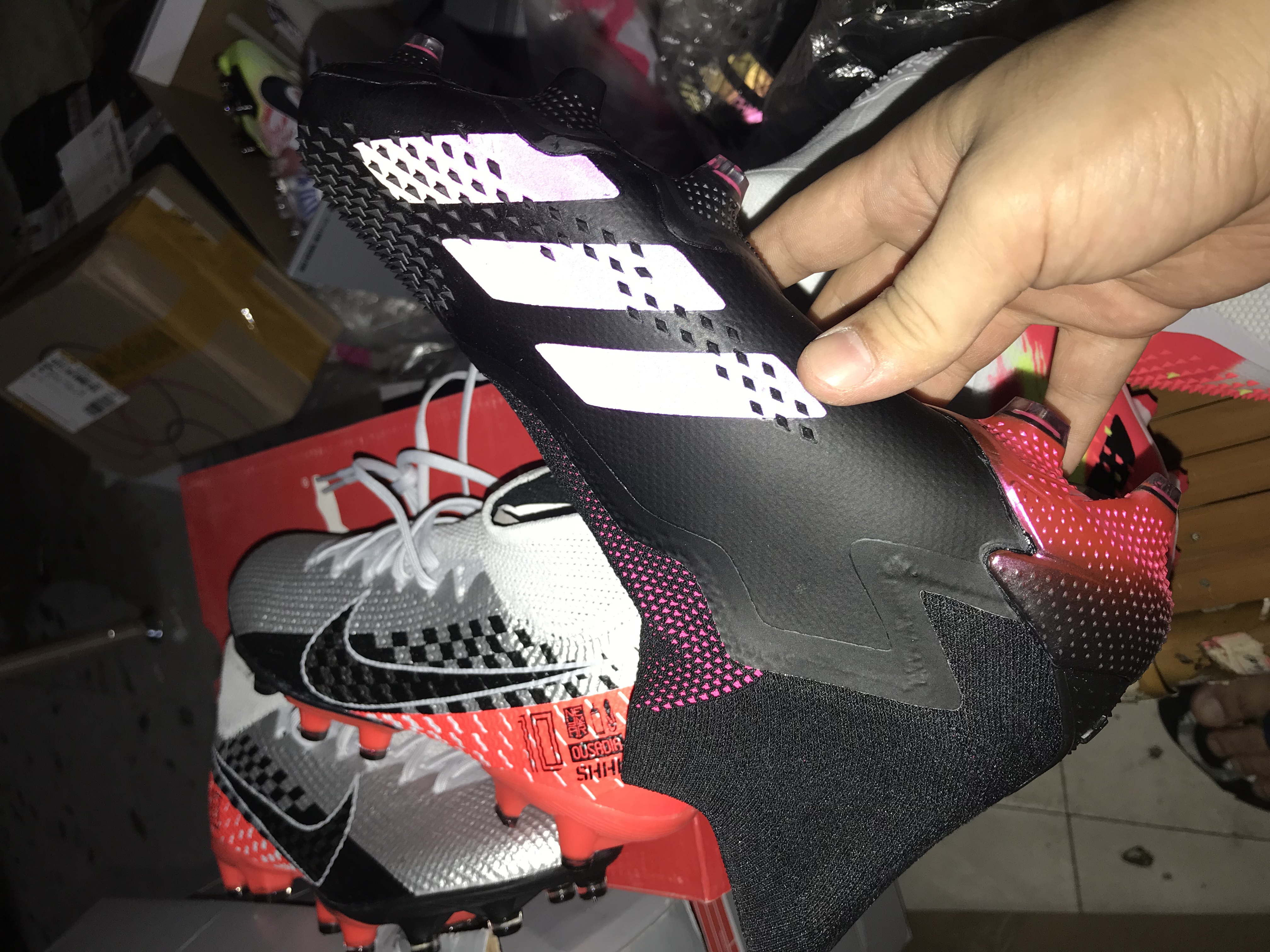Adidas Predator Mutator 20+ FG Core Black Shock Pink EH2862
