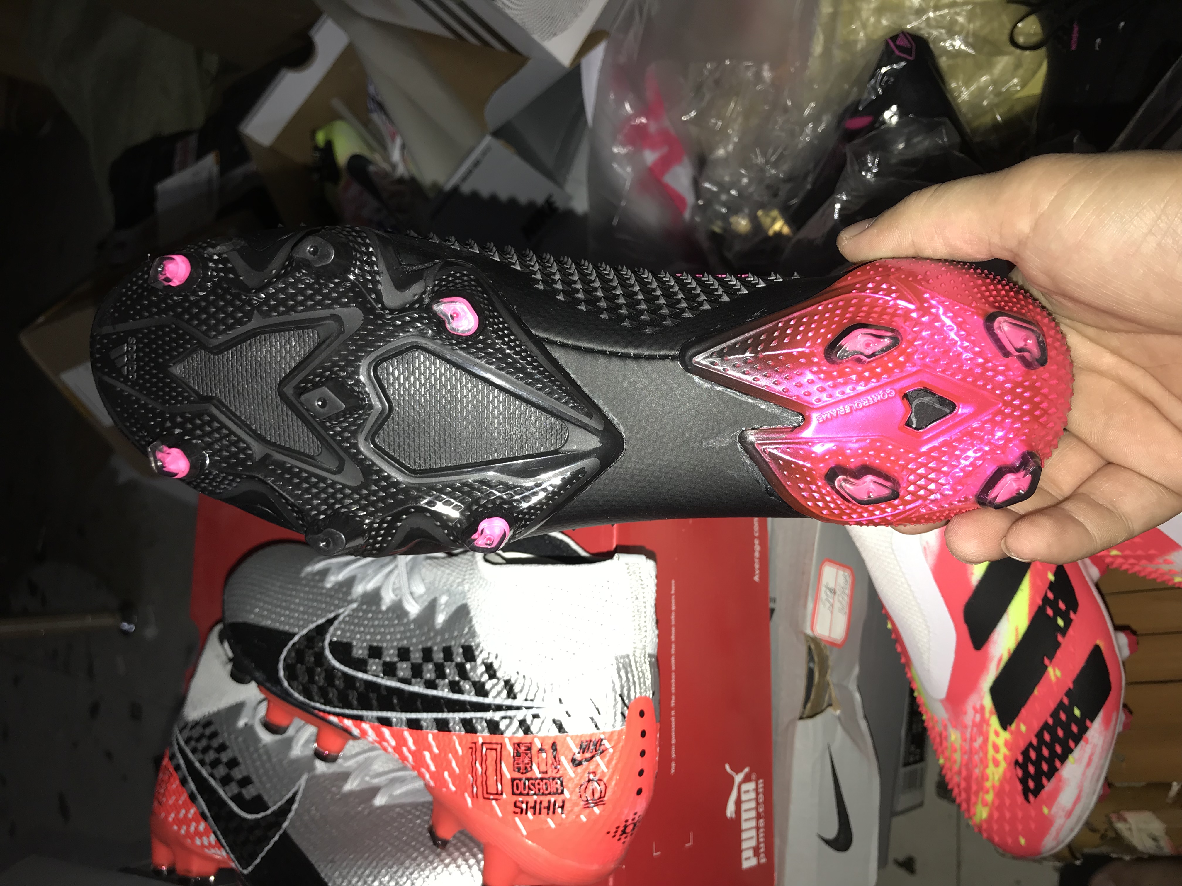 Adidas Predator Mutator 20+ FG Core Black Shock Pink EH2862