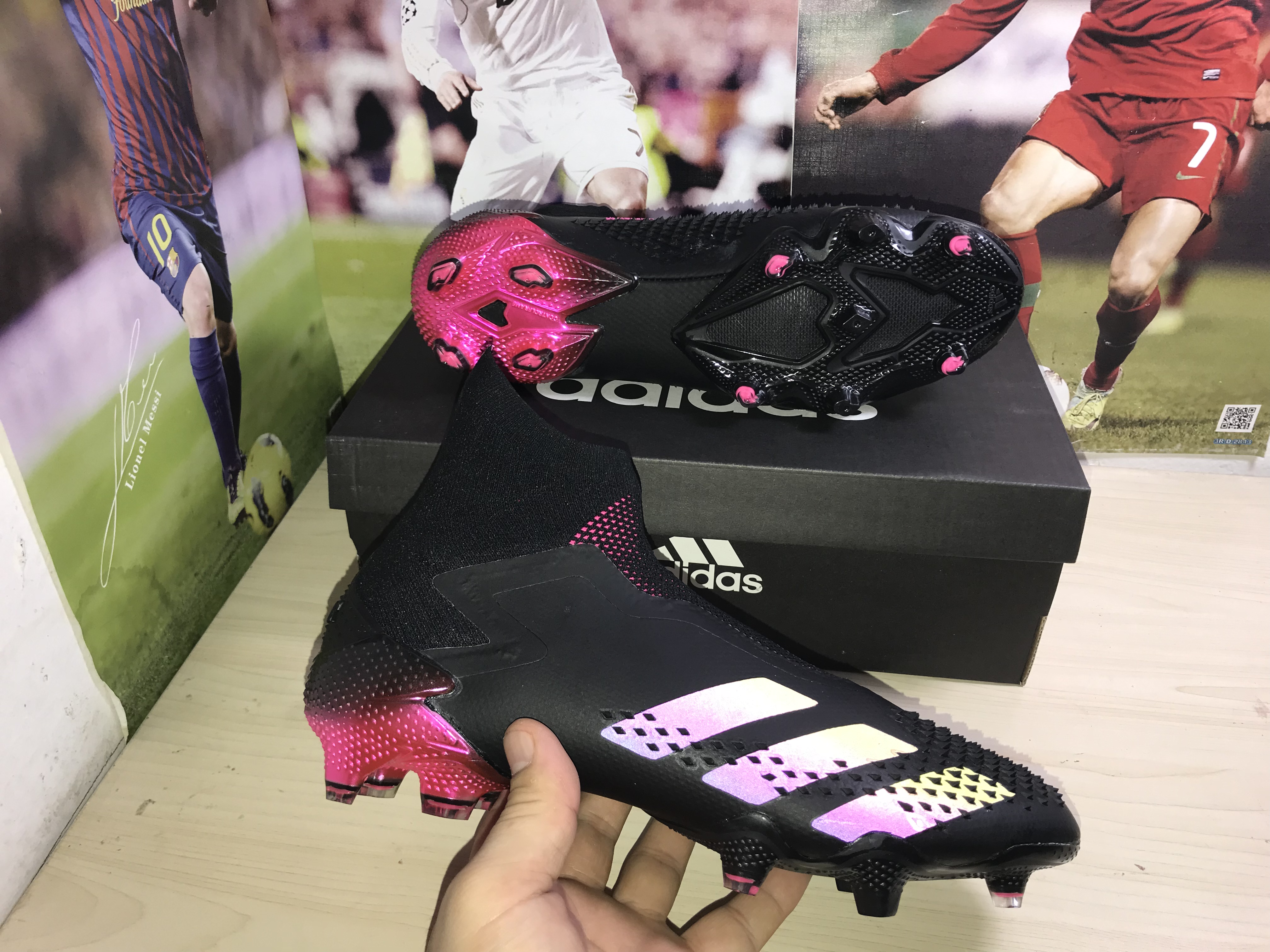 Adidas Predator Mutator 20+ FG Core Black Shock Pink EH2862