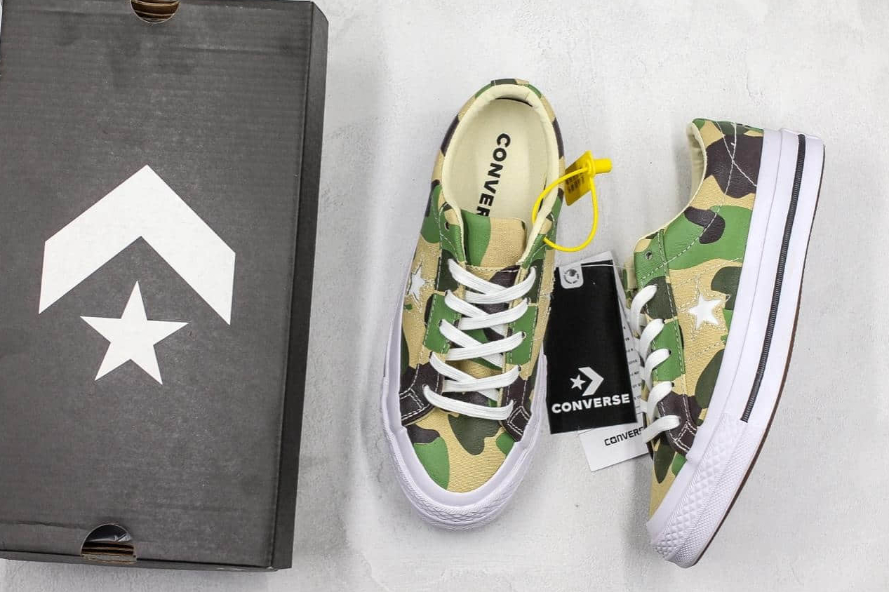 Converse One Star Low 'Archive Print - Duck Camo' 165027C - Stylish and Versatile Sneakers