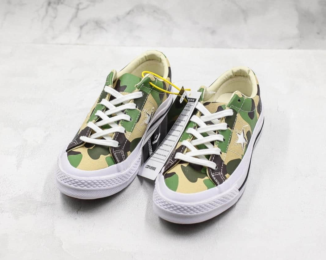 Converse One Star Low 'Archive Print - Duck Camo' 165027C - Stylish and Versatile Sneakers