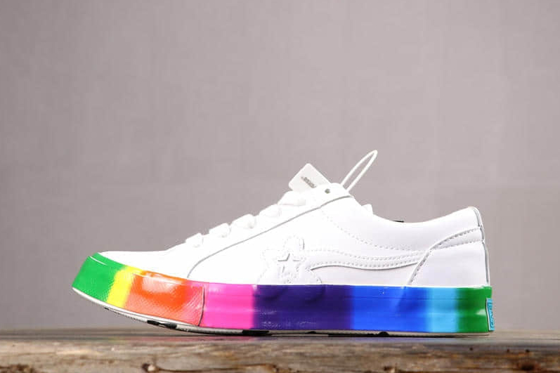 Converse Golf Le Fleur x One Star Ox Rainbow Sneakers - Limited Edition