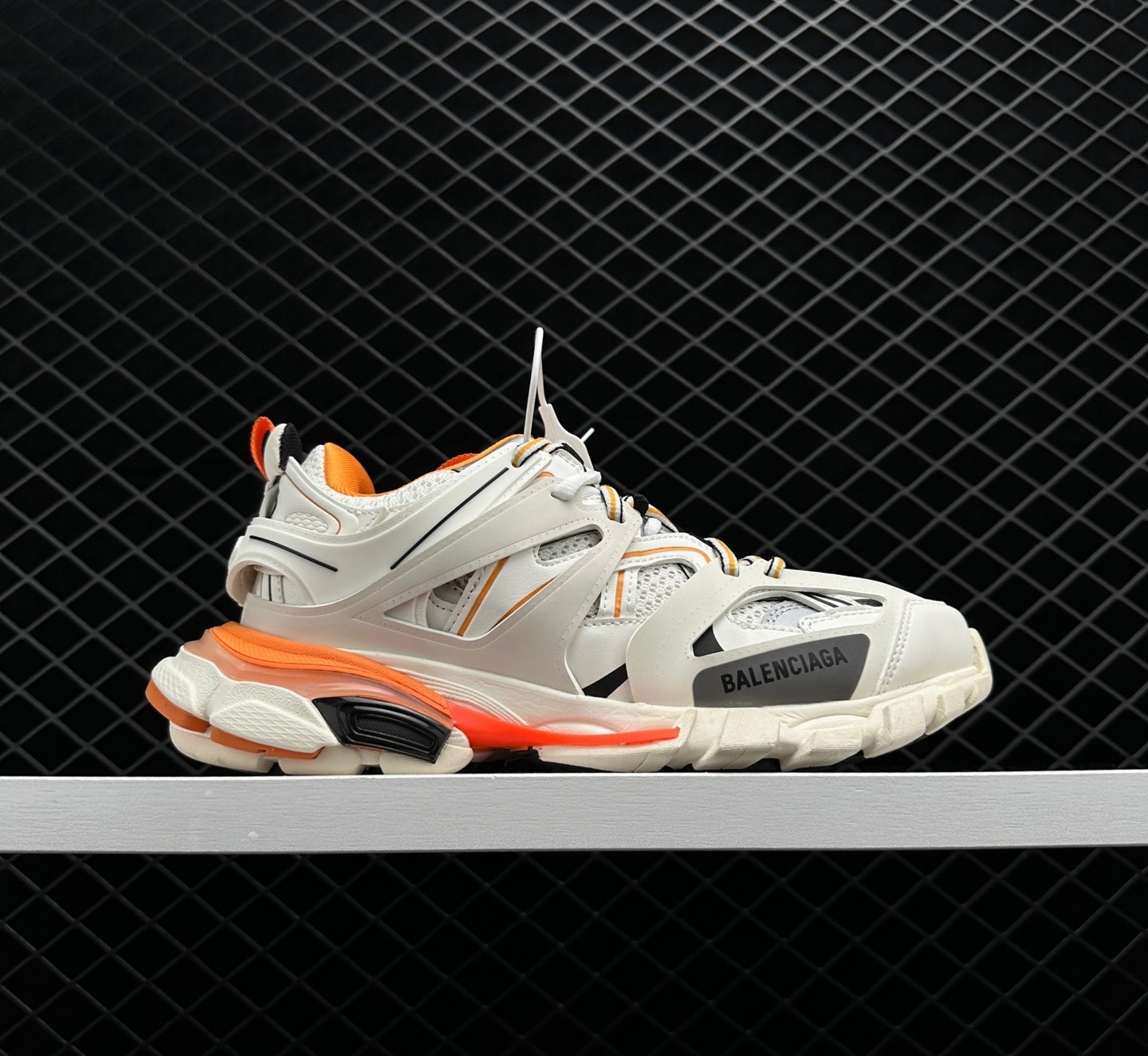 Balenciaga Track Trainer 'White Orange' - Stylish Women's Shoes