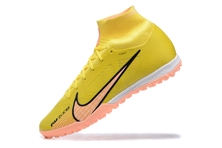 Nike Air Zoom Mercurial Superfly 9 Lucent Elite FG Cleats - Yellow Strike Sunset Glow Barely Grape