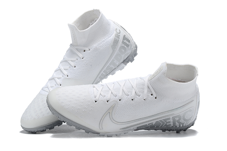Nike Mercurial Superfly VII Elite TF White White - Top-Performance Turf Soccer Shoes