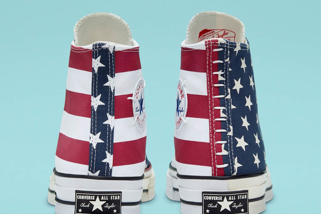 Converse Chuck 70 Archive Restuctured USA Flag Shoes 166426C
