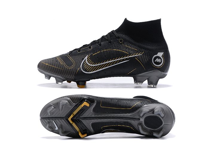 Nike Mercurial Superfly 8 'Shadow' Elite FG Cleats - Black/Gold/Silver