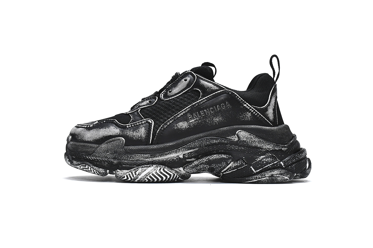 Balenciaga Triple S Sneaker 'Faded Black' 524039 WN3 - Limited Edition