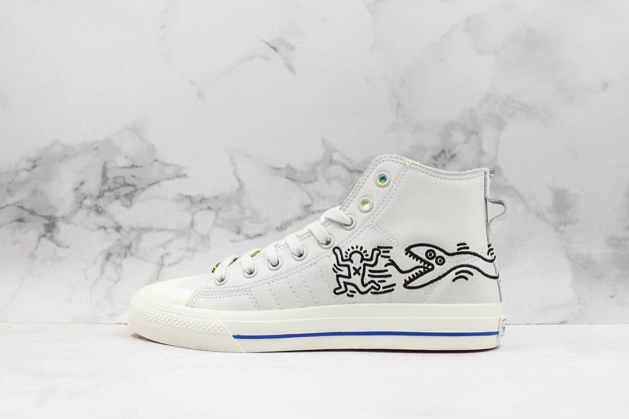 Adidas Keith Haring x Nizza High RF 'Pop Art' EE9297 Sneakers: Bold, Artistic Style