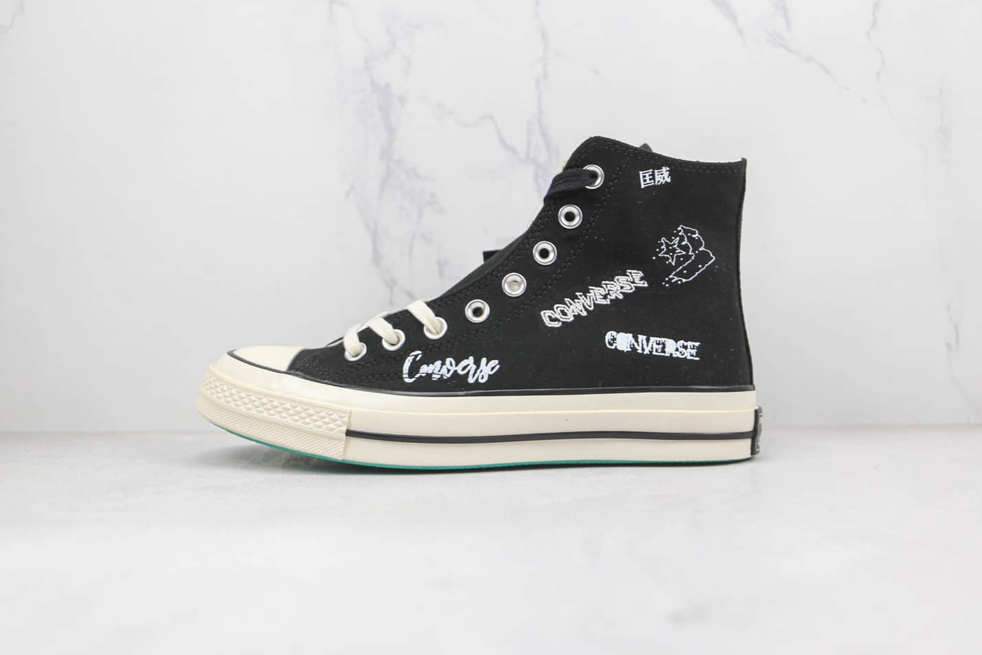 Converse Chuck Taylor All Star 1970s Logo 'Black White' 166486C - Classic Style for Every Occasion